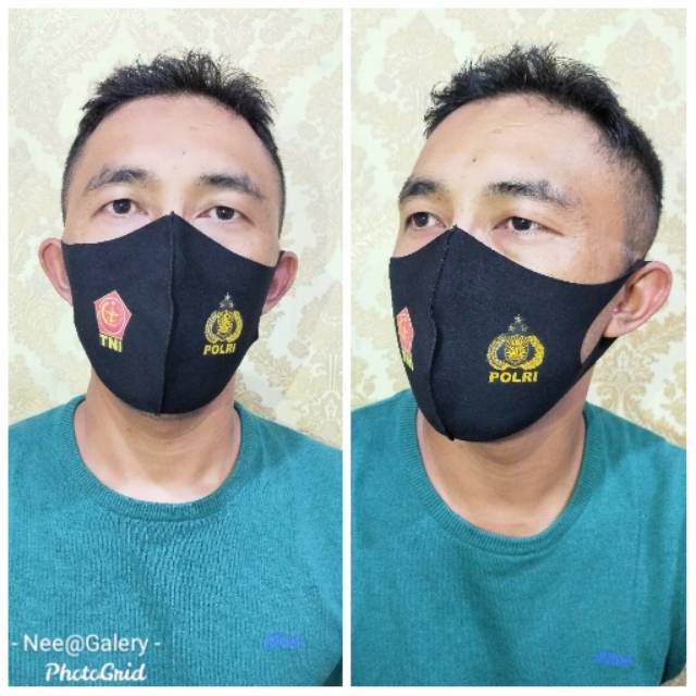 MASKER SCUBA HITAM TNI POLRI