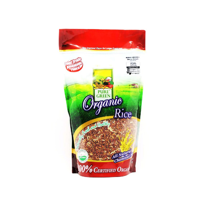 

Pure Green Organic Rice - Beras Merah 1 Kg