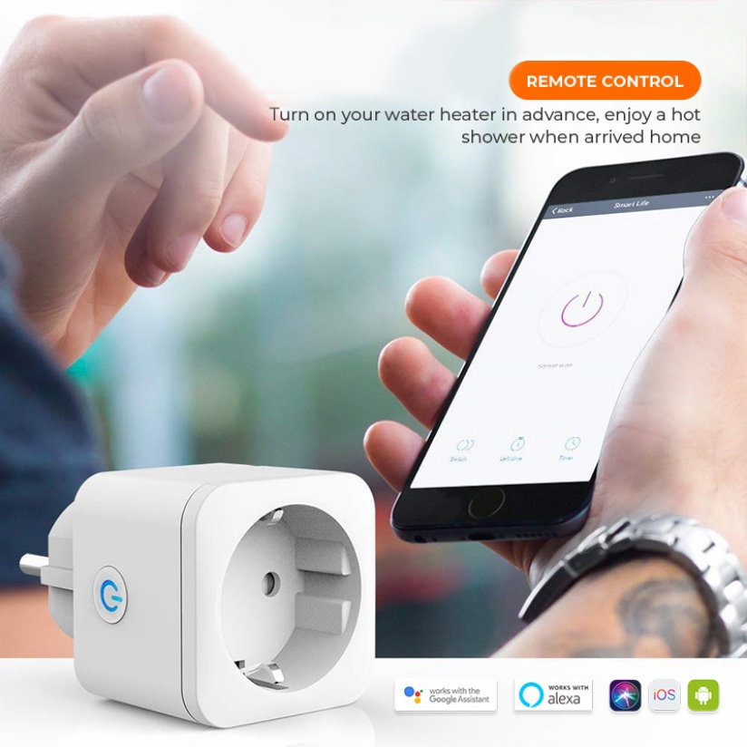 Smart Plug Colokan Sakelar Smart Home System 16A