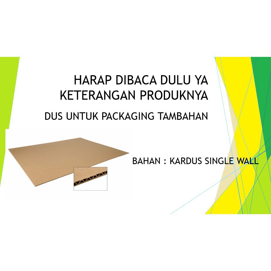 

dus utk packaging tambahan