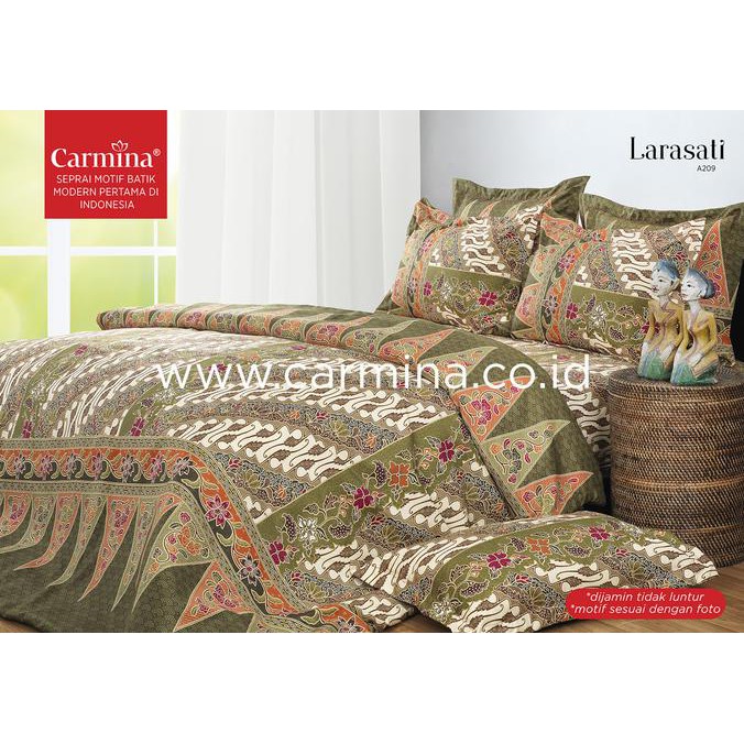 Sprei Carmina Batik Larasati Queen 160X200 No.2 Batik Indonesia Nyaman/Halus/Lembut