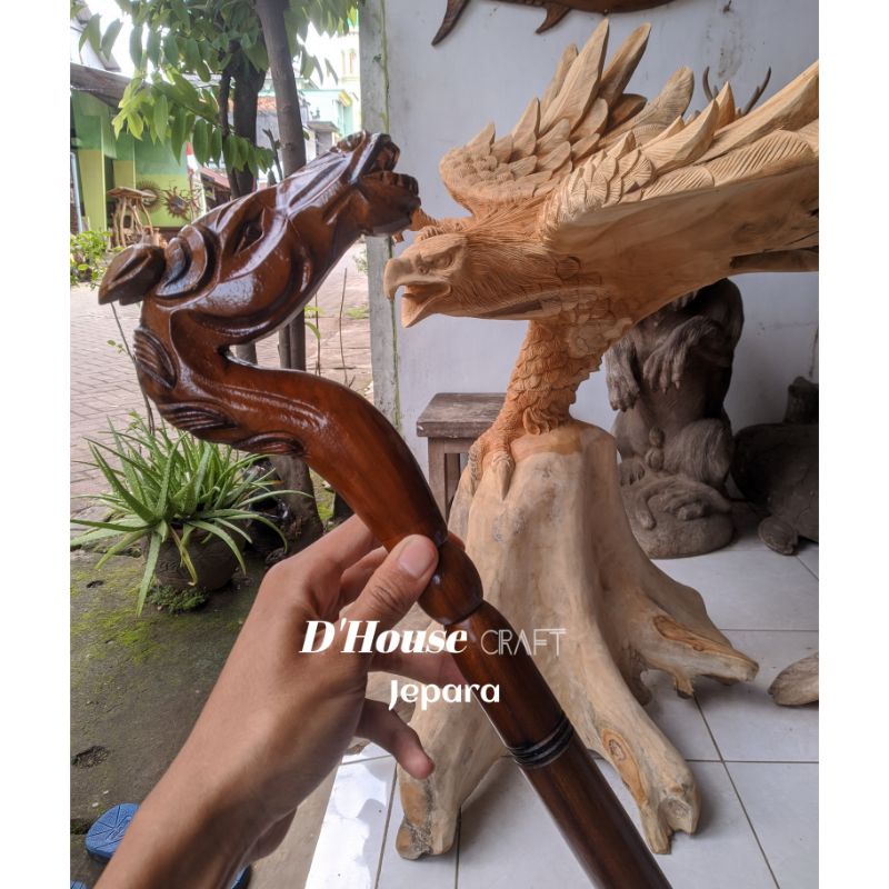 Tongkat Alat Bantu Jalan Kayu Jati