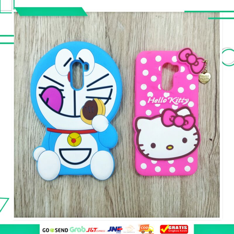 SoftCase Silikon Karakter 3D Xiaomi Redmi Go/ Pocophone F1 Casing Karakter Lucu