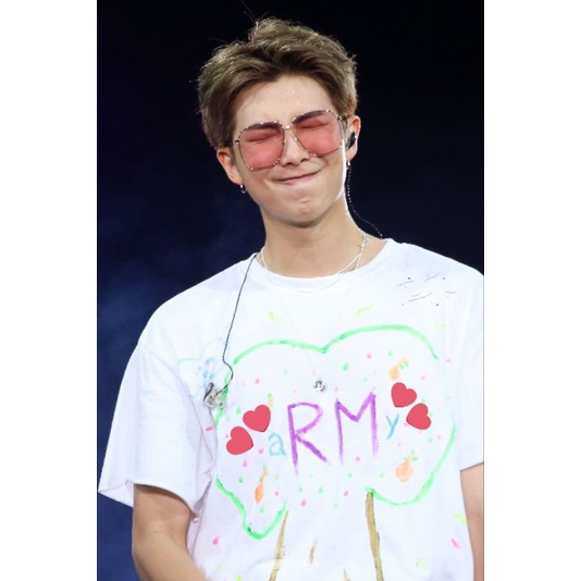 KAOS TSHIRT HAND PAINTING RM BTS ARMY