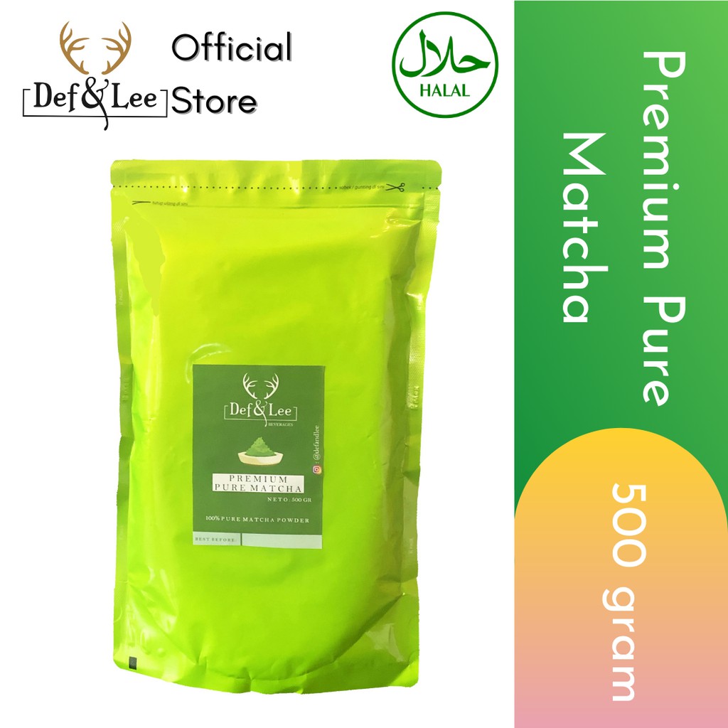 

Premium Pure Matcha Greentea Powder (High Quality) (500 gram) Bubuk Teh Hijau