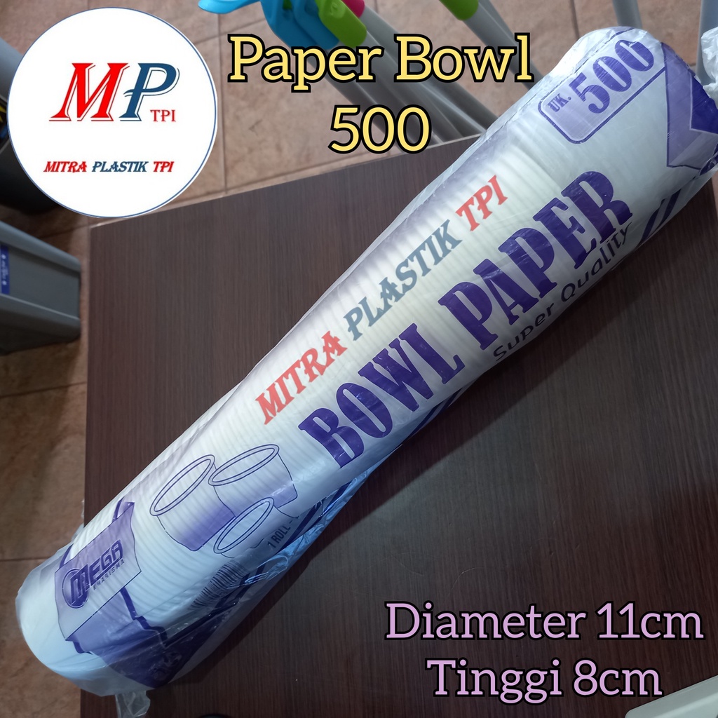 Paper Bowl 500 + Tutup / PB 500 + Tutup