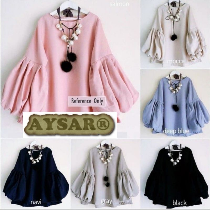 PAKAIAN WANITA ATASAN BLOWY BLOUSE //  BLOUSE STYLE CASUAL TERBARU