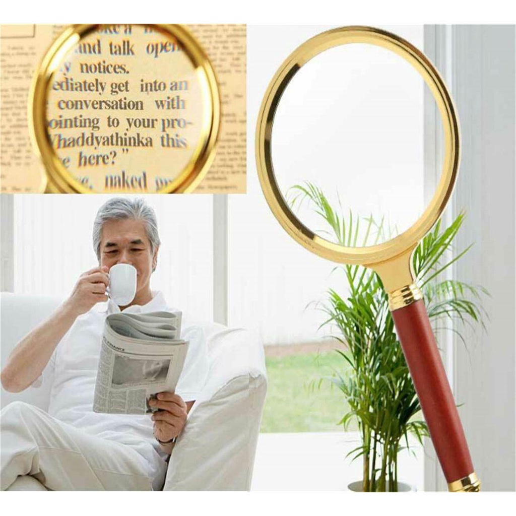 Mikroskop Perhiasan Pembesar Nanas Magnifying Glass Loupe Reading Magnifier 10X