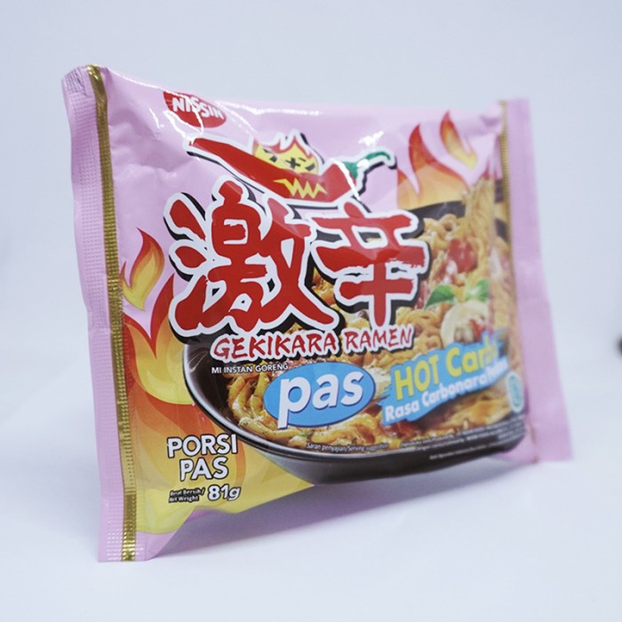 

ds201vvs Nissin Gekikara Ramen Pas Hot Carbo 81Gr - Mie Goreng Carbonara Ffa2D01A1