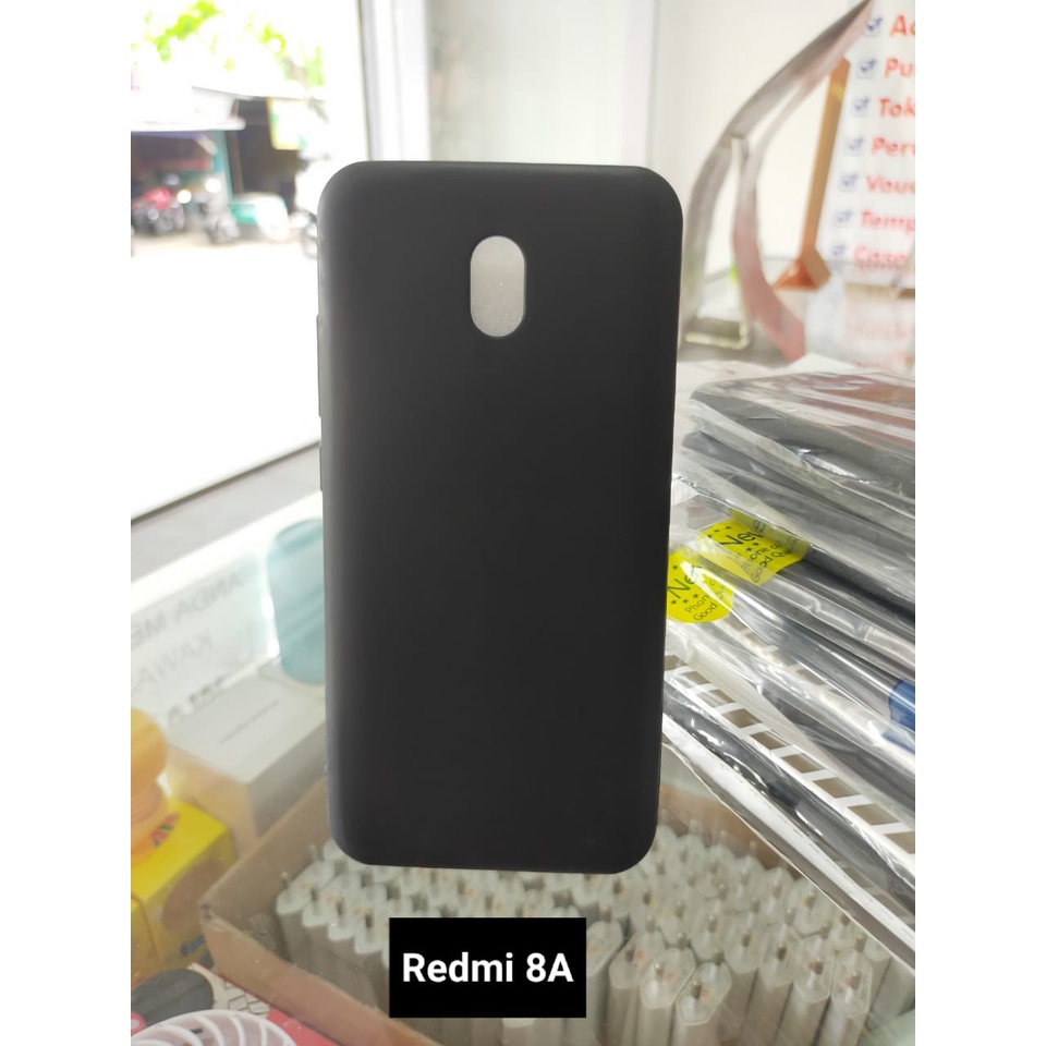 CASE SILIKON BLACK REDMI 8A