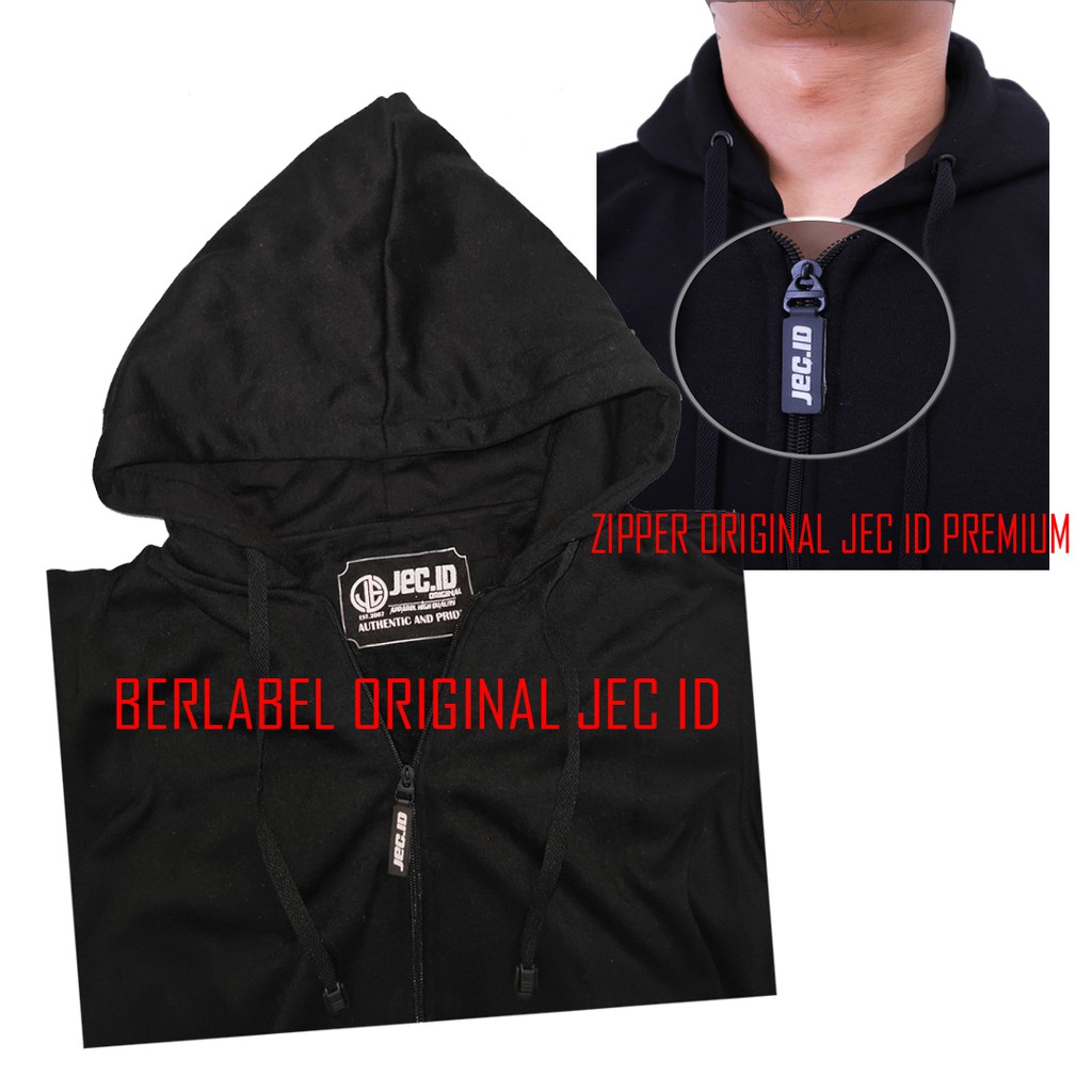 Jaket Sweater Hoodie Polos Zipper JEC Full Premium | Hudie | Hodie | Switer | Sweeter | Distro