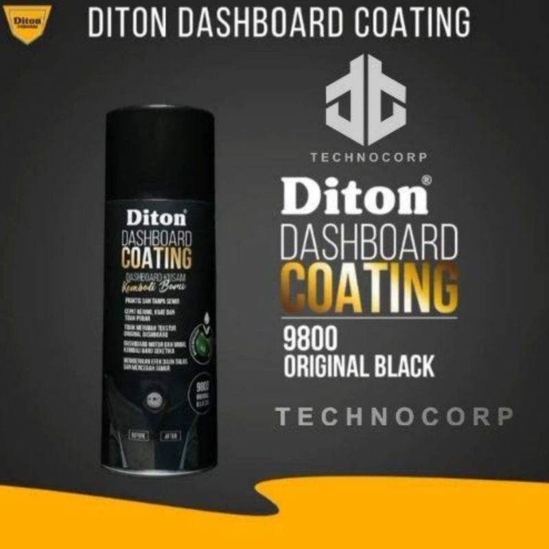 DASHBOARD COATING ORIGINAL BLACK NO 9800 DITON PREMIUM BODY KASAR MOTOR &amp; MOBIL 400CC