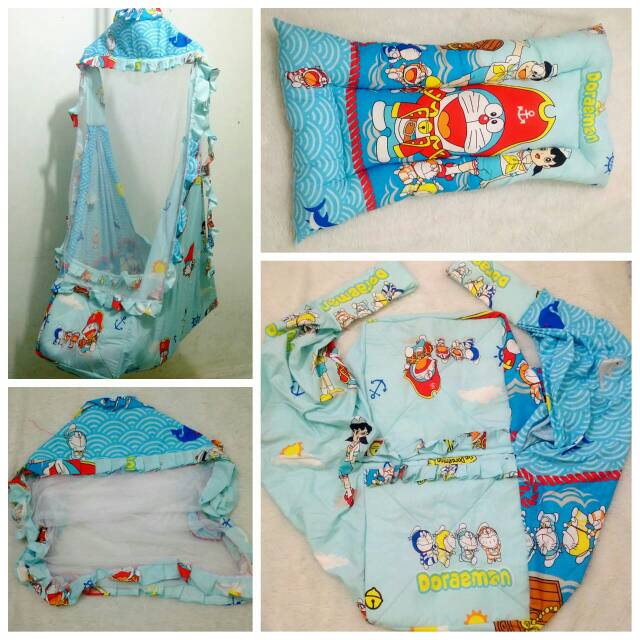 Ayunan baby set dan alas tidur