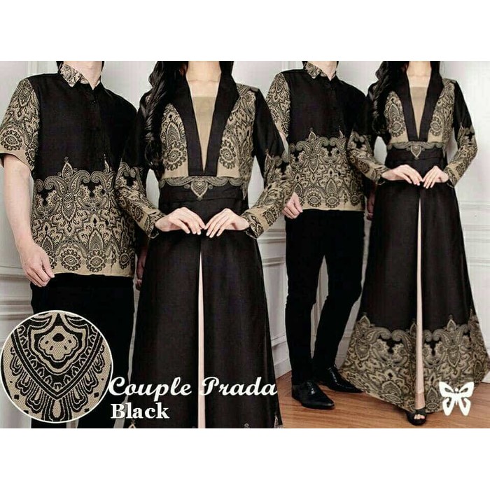 CGD Couple Prada (Mocca,black) couple batik