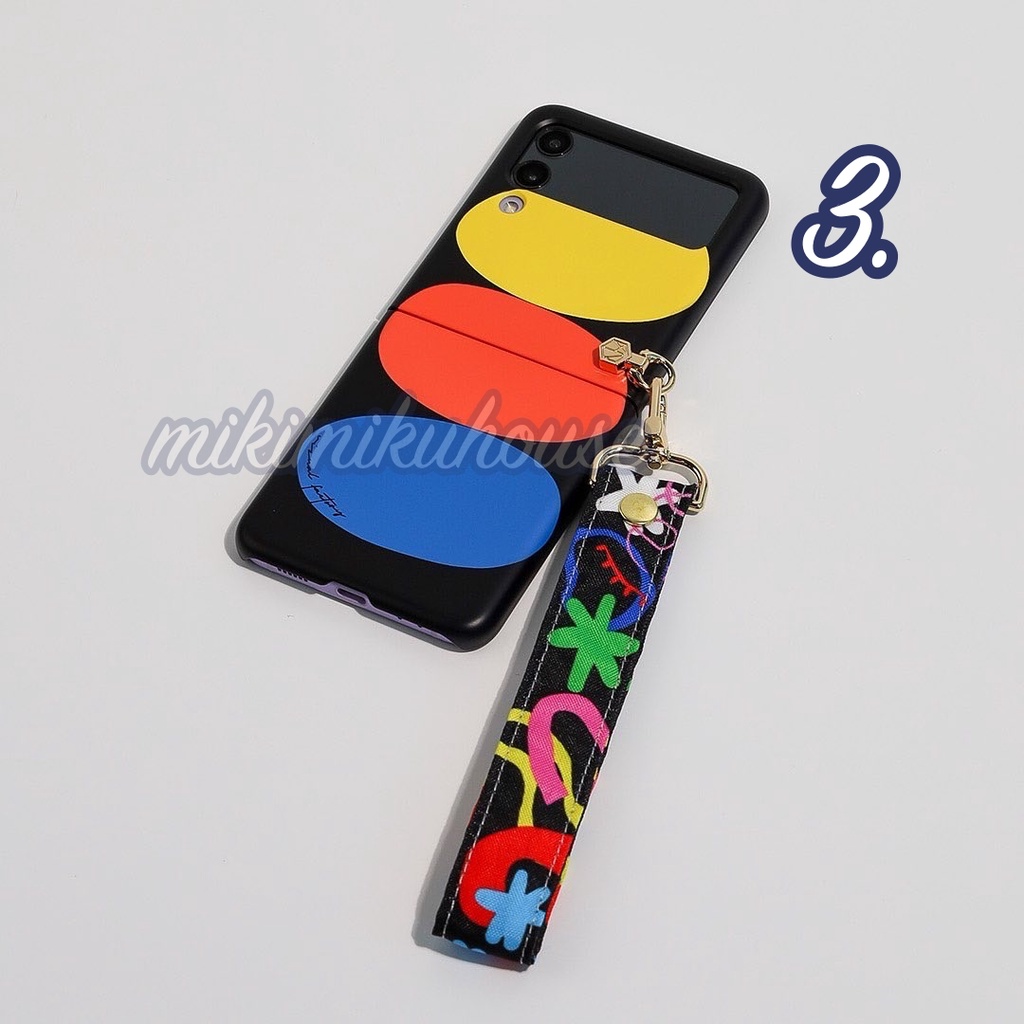 KOREAN Z FLIP 3 CASE CASING KOREA SAMSUNG 5G ZFLIP3 FLIP3 FACTORY STRAP COVER VIZUAL WIGGLE WIGGLE K