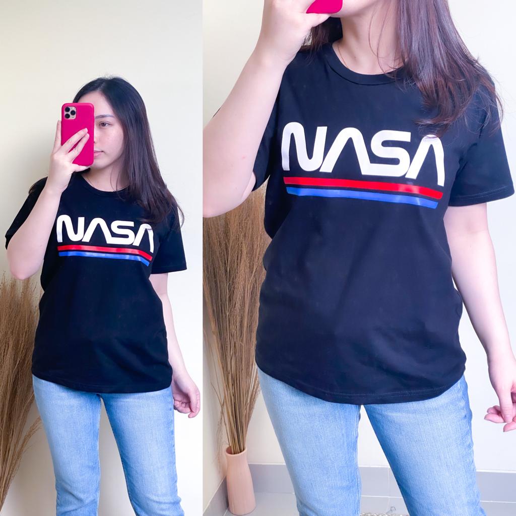 Kaos Oversize Wanita Atasan Wanita Jumbo Bahan Cotton Combed 30s