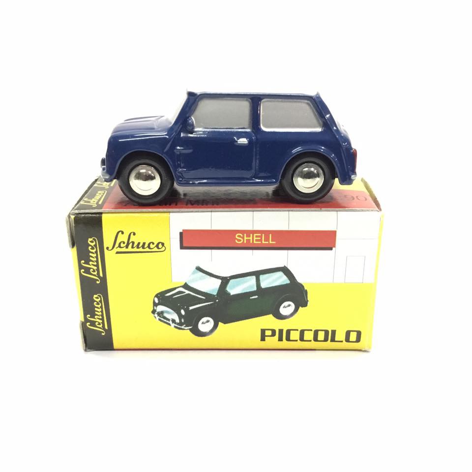 Schuco Piccolo News Austin Mini Biru Skala 90