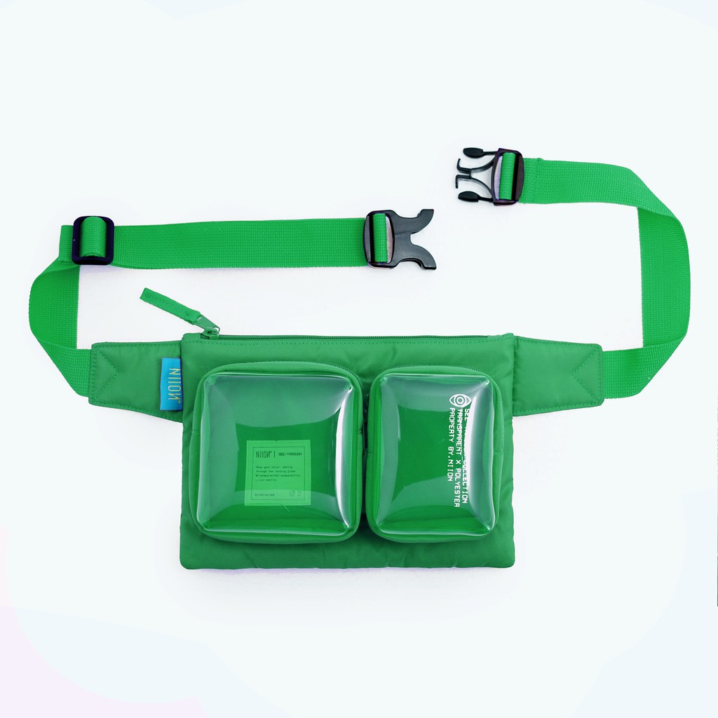 Niion Keva Green Waist Bag / Tas Pinggang Wanita Pria