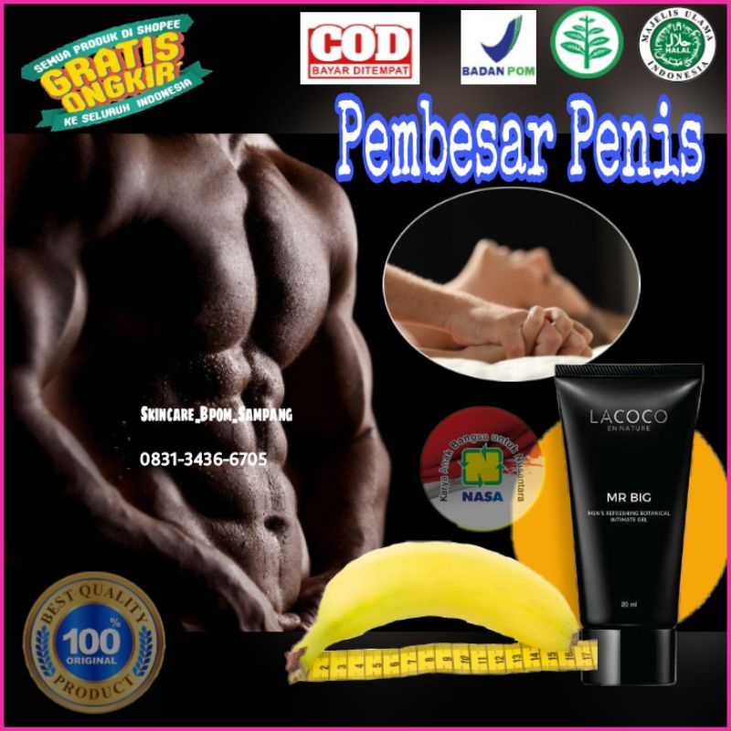 [Pembesar] Lacoco Mr.Big Men Besar / Panjang Lacoco En Nature Mr Big