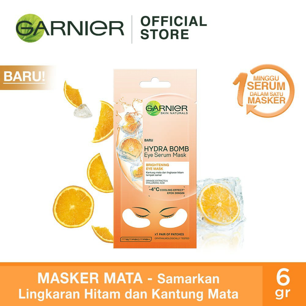 Garnier Eye Serum Mask Hydra Bomb masker mata