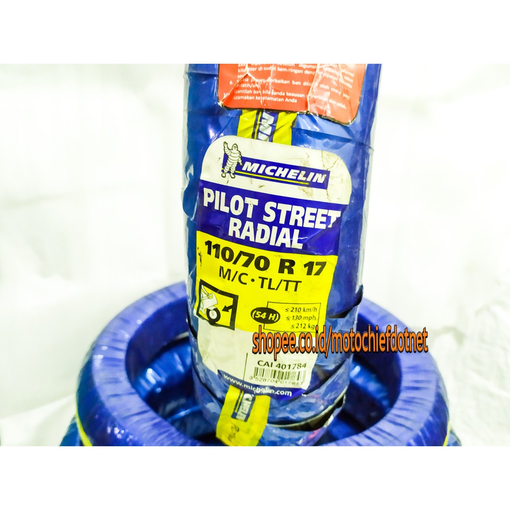 Ban Michelin Pilot Street Radial 110/70 - 17
