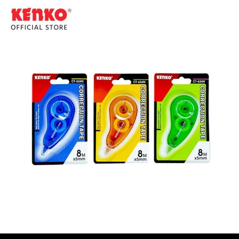 

Kenko Correction Tape CT-634N 8 Meter - Tip-Ex Kertas