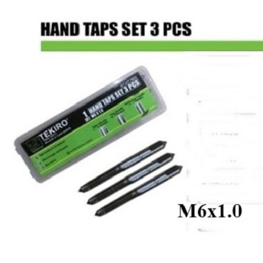 Tekiro Hand Taps Set 3pcs M6x1.0 / Tekiro Mata Hand Tap M6x1.0