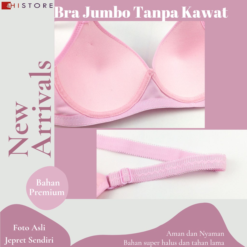 [HI] Bra BH FASHION Wanita CUP 3/4B Bra wanita Premium BH Busa Tipis Tanpa Kawat Sangat Nyaman 286