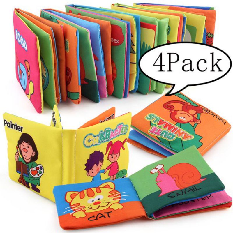 Buku bantal bayi  Soft Book  Buku Edukasi anak bantal buku bayi