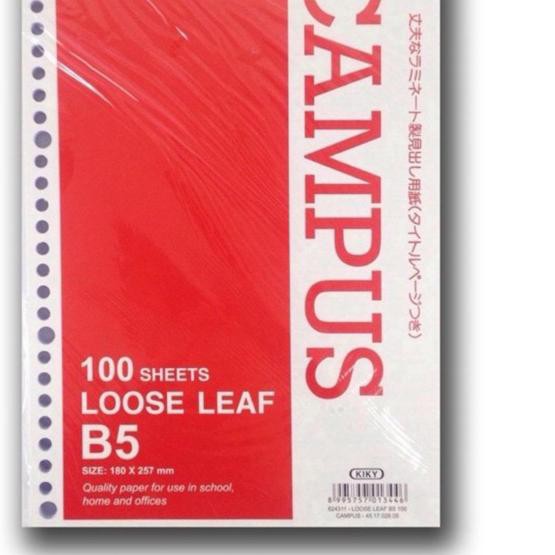 

HOT KIKY ISI BINDER FILE KERTAS BERGARIS REFILL LOOSELEAF UKURAN B5 ISI 100 LEMBAR 3342