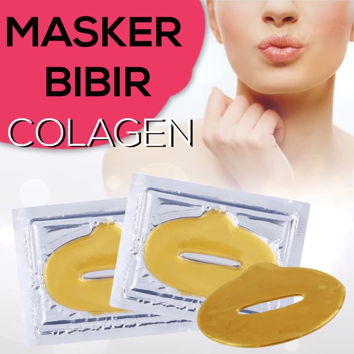 Perawatan bibir dan mata lip eye mask mencerahkan merah merona