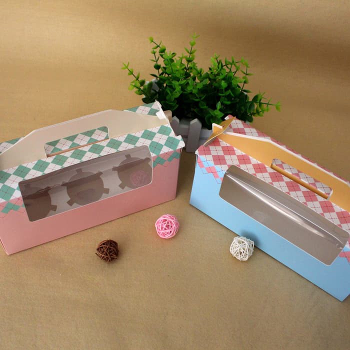 Kotak Nasi Lunch Box Catering Bento Tray Mika kotak Wadah Kue Brownies