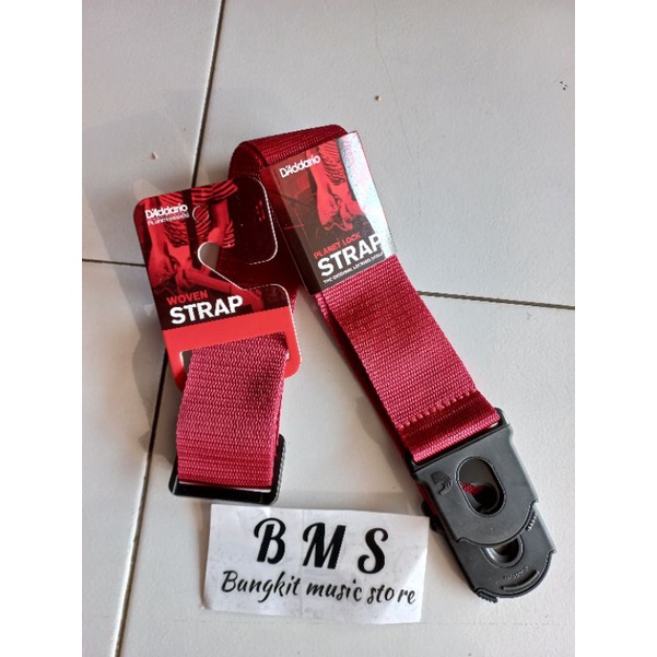 STRAP GITAR LOCK D ADDARIO STRAP GITAR ELEKTRIK PLANET WAVES ORIGINAL