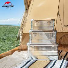 ALUMINIUM STORAGE BOX NATUREHIKE NH20SJ034 ORIGINAL CAMPING TRAVELCAMPERVAN