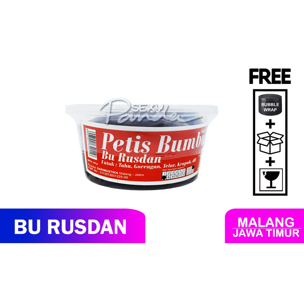 Petis Bumbu BU RUSDAN 250 gram Petis Udang Siap Makan