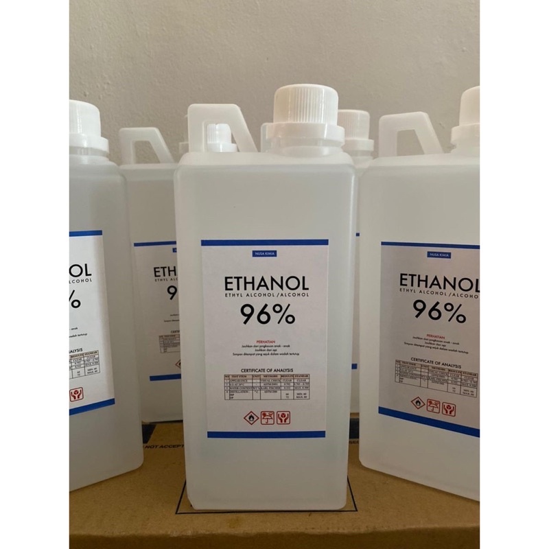 ETHANOL ALKOHOL 96% FOOD GRADE / MEDICAL GRADE - ALCOHOL ETHANOL 96%