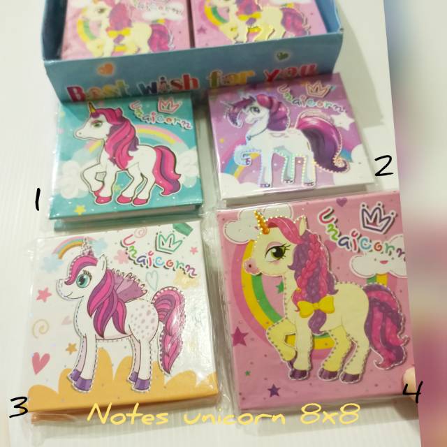 

Notes kecil Unicorn 8x8