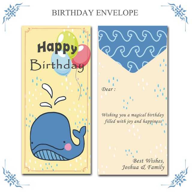 

AMPLOP ULANG TAHUN (3pcs) BIRTHDAY ENVELOPE ANGPAO ULTAH