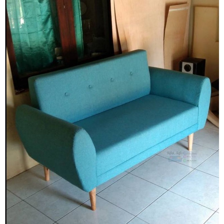 Sofa Retro Modern / Kursi Tamu Sofa / Kursi Kekinian / Sofa Tamu Jati