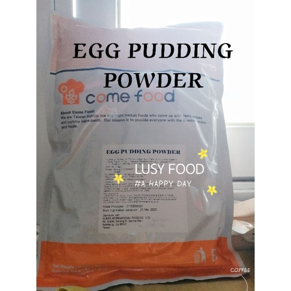 

Egg puding powder silky pudding halal