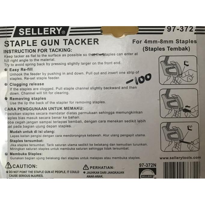 

Hemat Sellery Staple Gun Tacker 97-372 4Mm-8Mm 4Mm - 8Mm Gilaa!!!