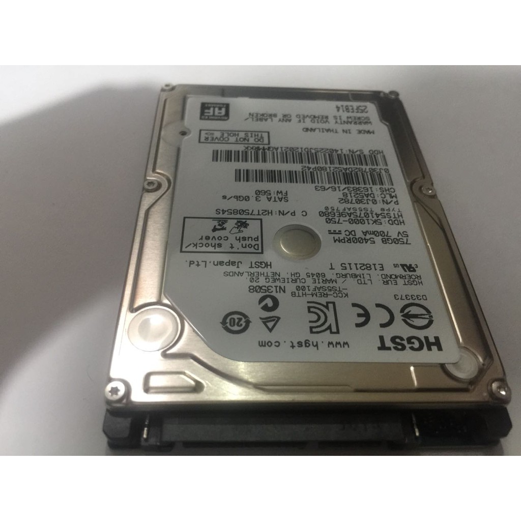 HDD NB 2,5” HITACHI 750GB TEBAL Hardisk External For. Laptop. Ps3