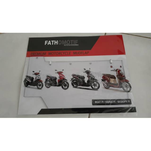 Mudflap Beat fi Vario fi Premium mud flap beat fi mud flap custom murah aksesoris motor aksesoris be