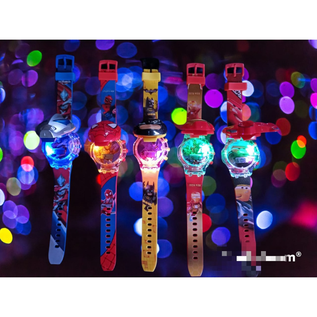 Jam Tangan Karakter Musik Anak/Jam Tangan Karakter Anak Import