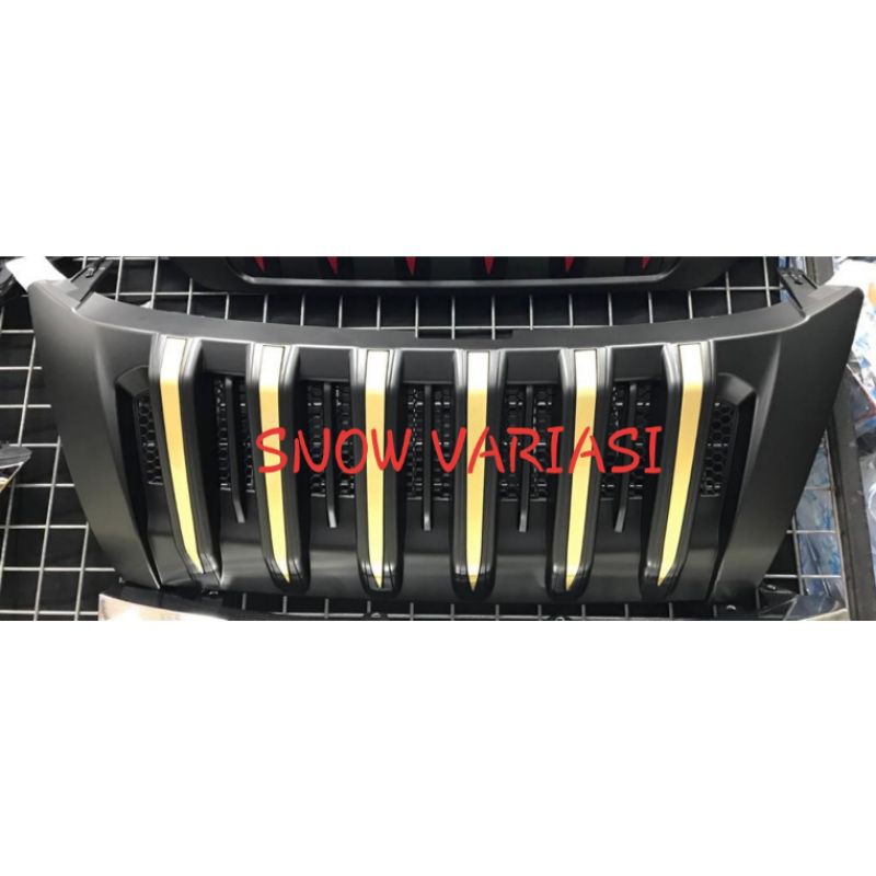 JSL Appolo Grill Depan All New Fortuner 2016 Front Grille Black Gold