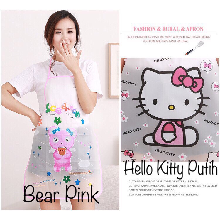 (MANYTHING) CELEMEK DAPUR WATERPROOF / APRON MASAK / CELEMEK MASAK DAPUR BERKARAKTER / CELEMEK MURAH