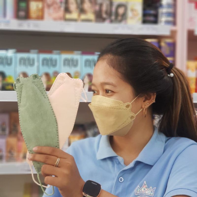 Masker KF94 Warna Pastel Lucu Kekinian