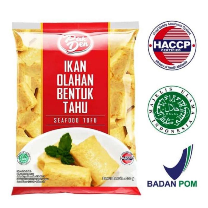 

Ikan Olahan Bentuk Tahu Pak Den 500 gr