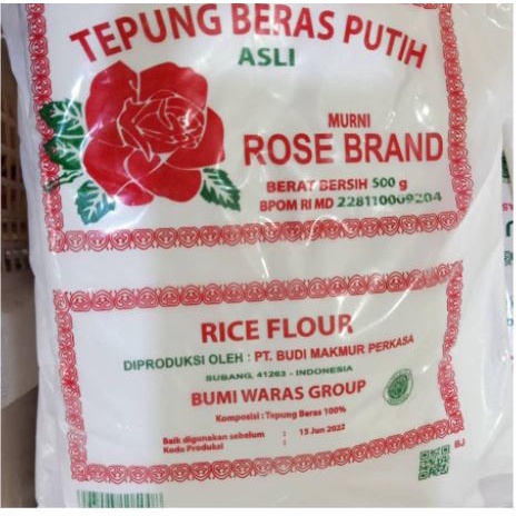 

tepung beras putih rose brand 500 gram