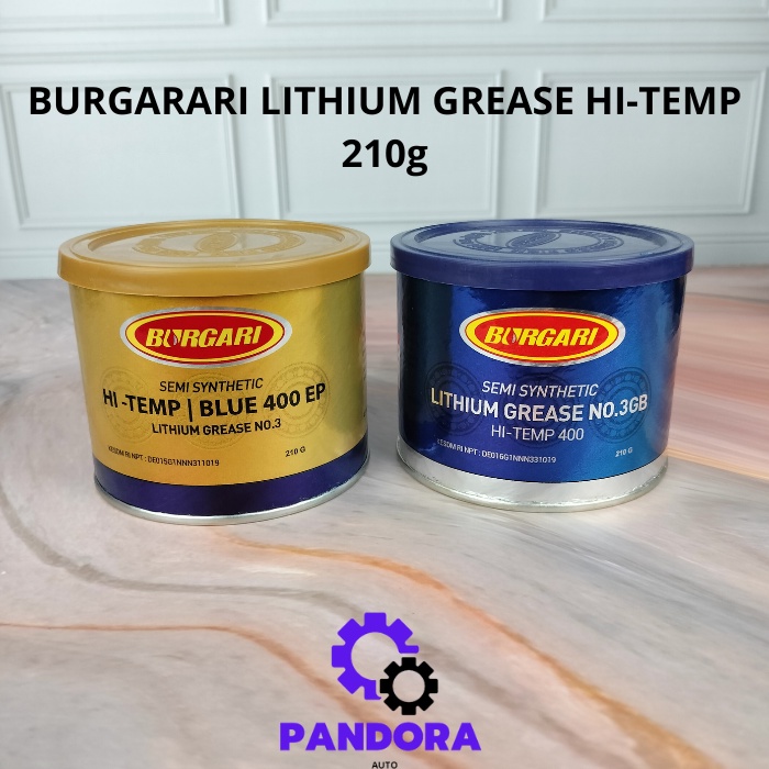 GREASE - STEMPET - GEMUK SEMI SYNTHETIC NO.3GB HI-TEMP 210GR BURGARI